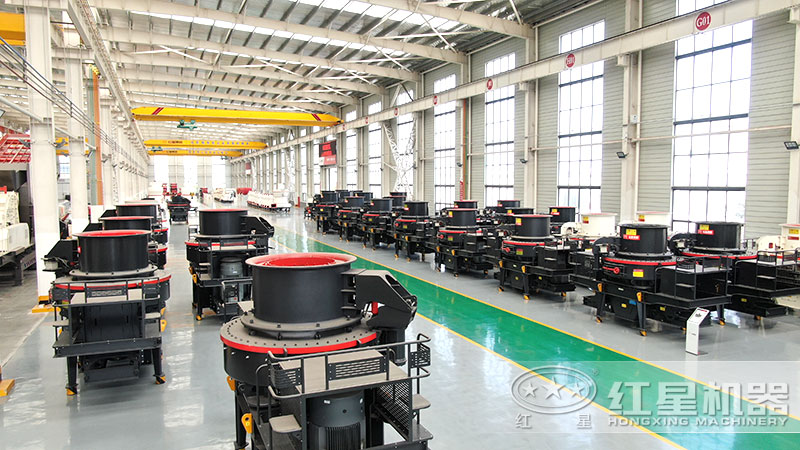 花崗巖石子粉碎機、制砂機車間現貨